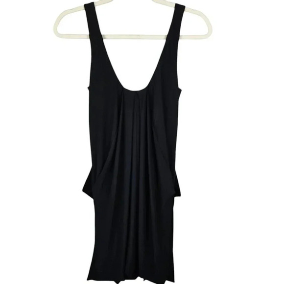 K Studio Little Black Sleeveless Dress Flounce Skirt Layered Look LBD Size Small - Picture 1 of 8